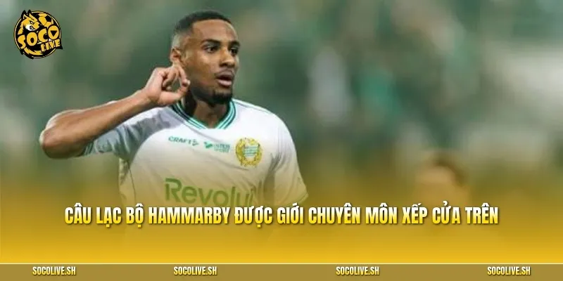Câu lạc bộ Hammarby được giới chuyên môn xếp cửa trên